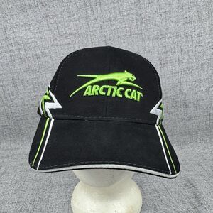 Arctic Cat Hat One Size Embroidered Cat Adjustable Strapback Cap